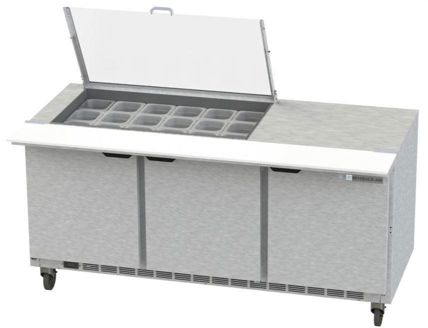 Beverage Air SPE72HC 18M CL Prep Table Free Shipping