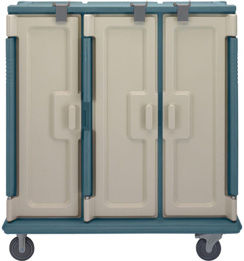 Cambro MDC1411T60401 Slate Blue Meal Delivery Cart