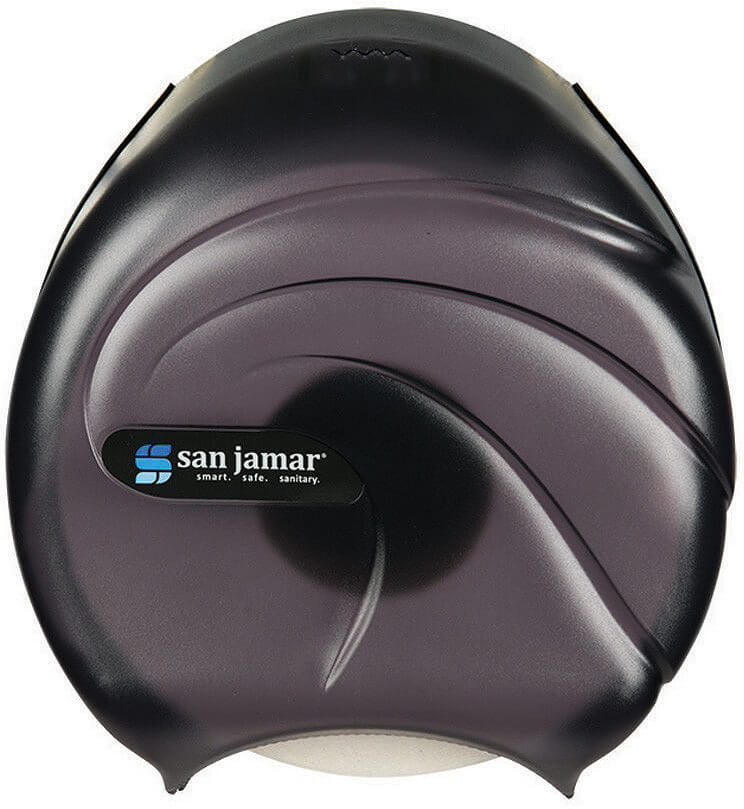 San Jamar R2090TBK, Oceans® Single Jumbo Roll Toilet Tissue Dispenser