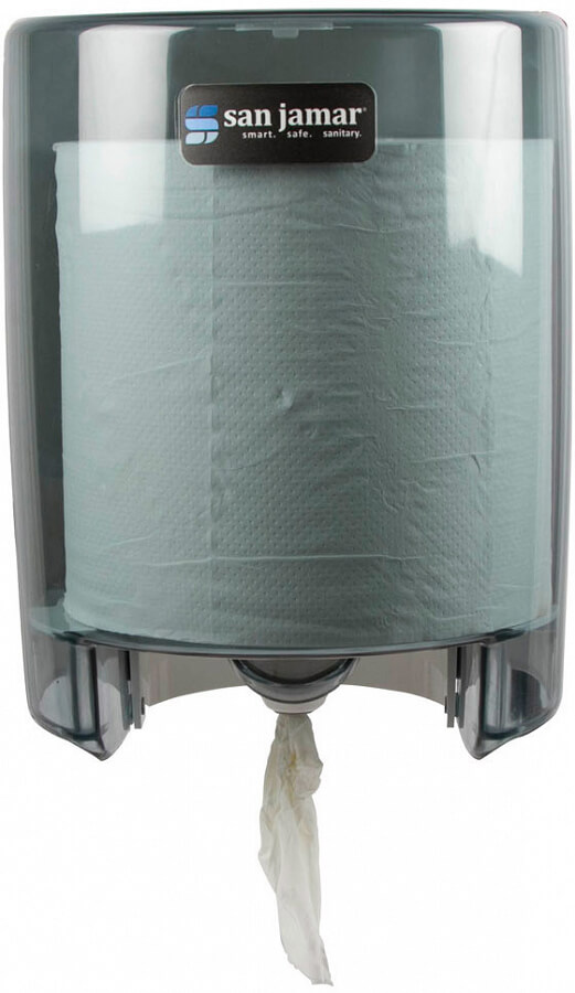 San Jamar T400TBL, Center Pull Paper Towel Dispenser, Blue