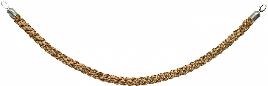 Chrome Ends American Metalcraft RSCLRPCHBR Braided Bronze Rope Chrome Ends American Metalcraft RSCLRPCHBR Braided Bronze Rope