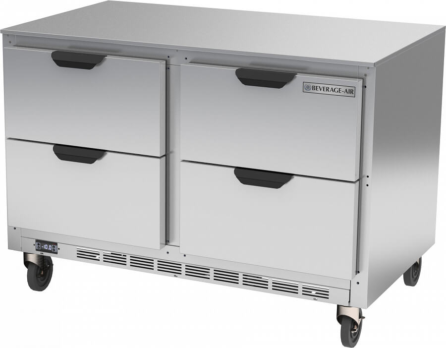 BeverageAir UCFD48AHC4, 48" 4 Drawer Undercounter Freezer