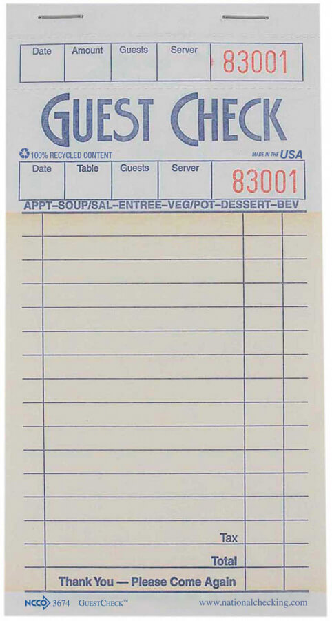 National Checking Company S3674