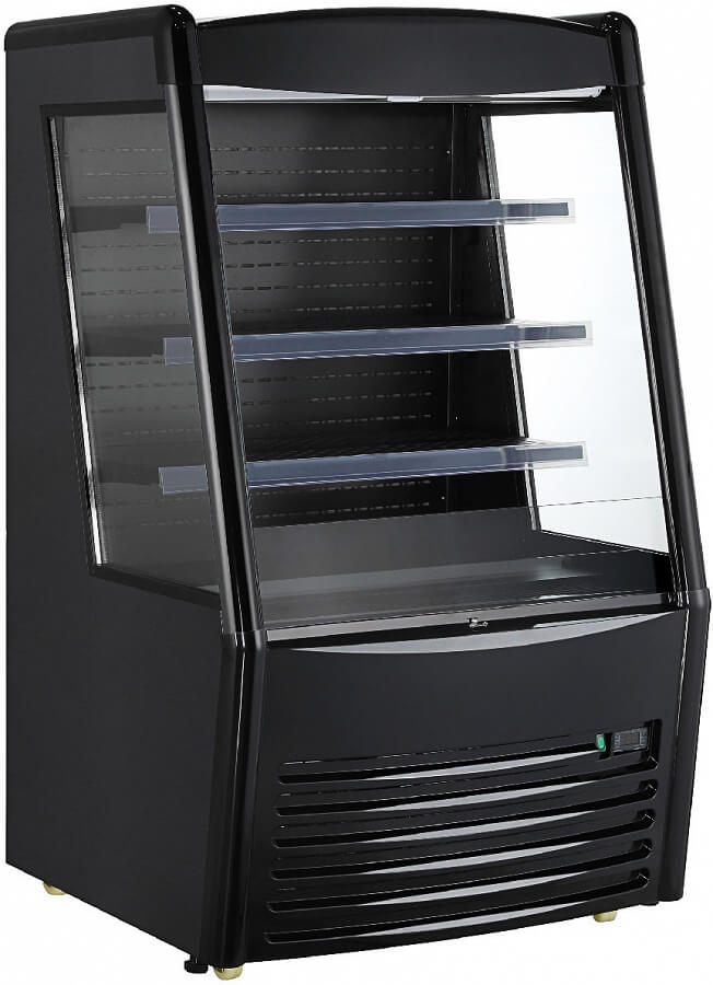 Kool-It by MVP KOM-36BK, 36" Vertical Open Display Case Merchandiser