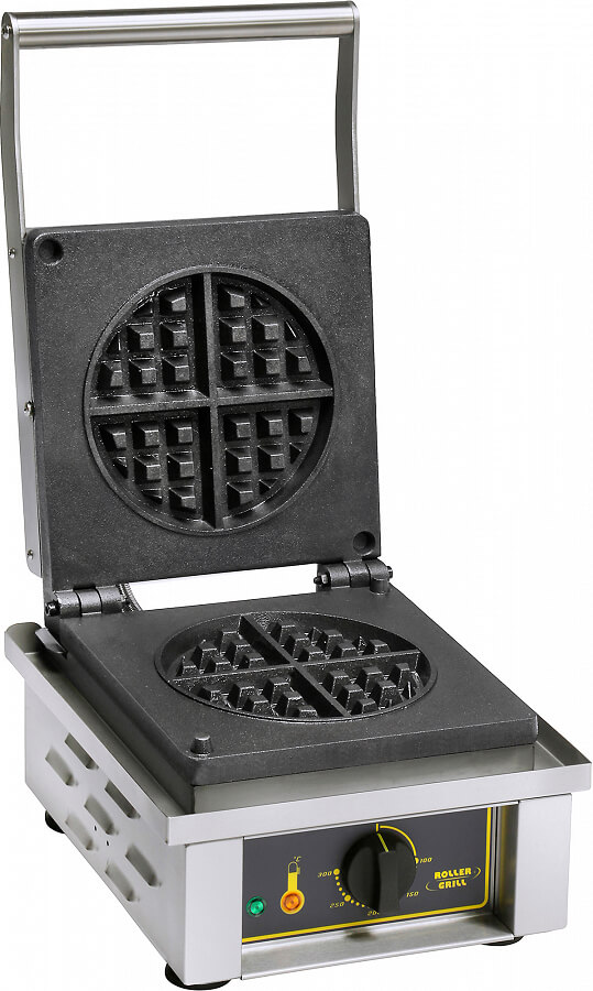 Equipex GES75, 1.6 kW Electric Waffle Maker / Iron, Single, 7" Round