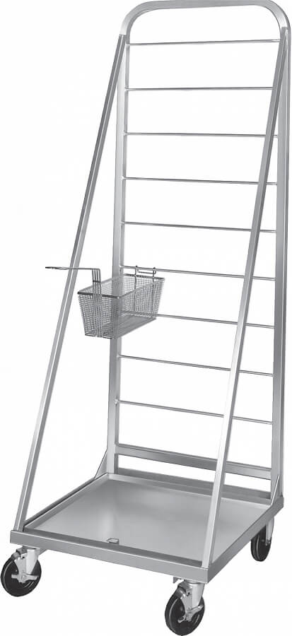 Channel Manufacturing FBR-18, 18 Basket Mobile Fry Basket Rack