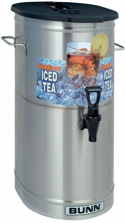 Bunn 34100.0002, 4 Gallon Stainless Steel Iced Tea Dispenser w/ Brew