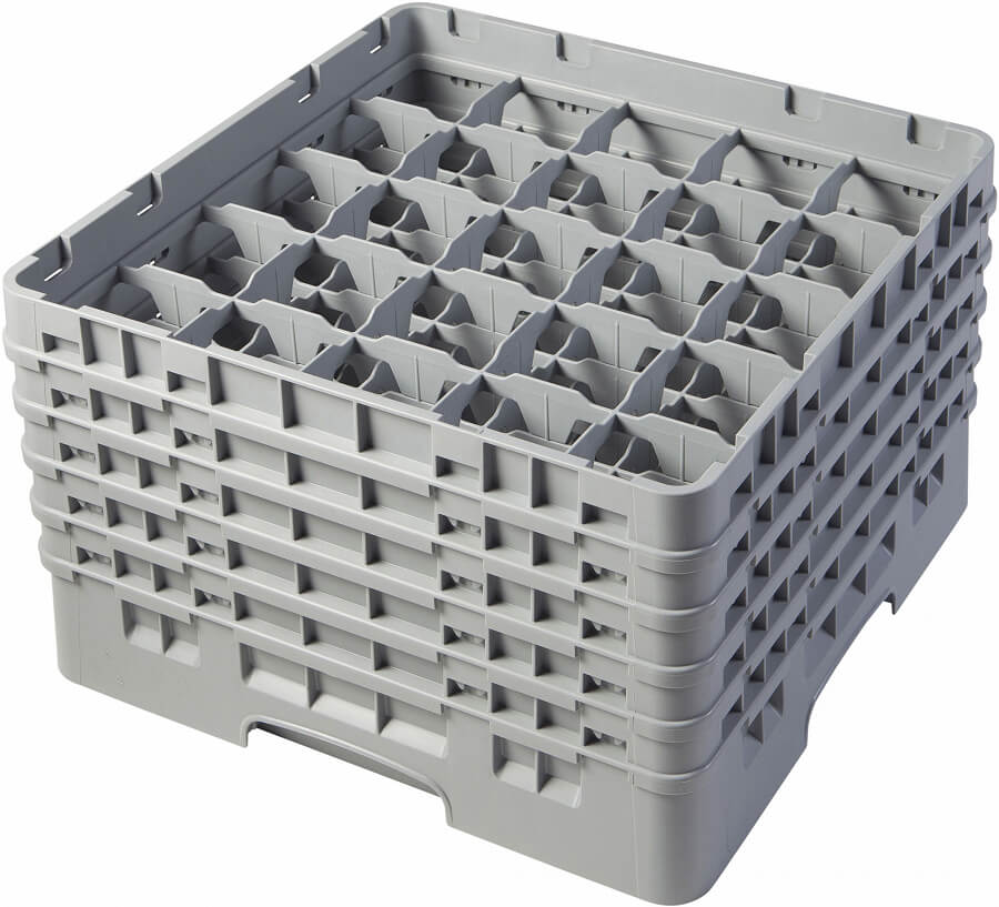 Cambro Glass Rack Extender 25 Compartment - Grey - DD592