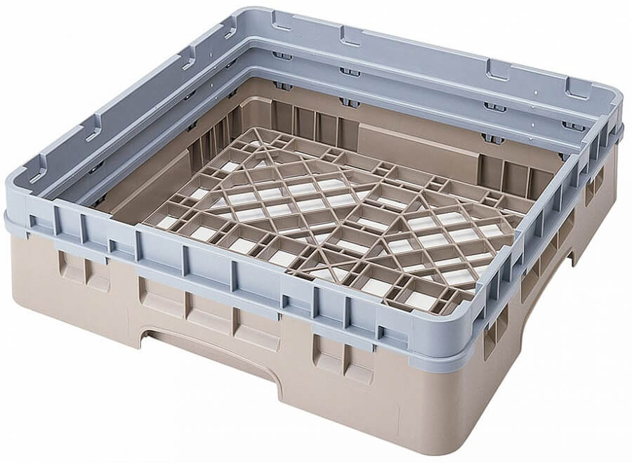 Cambro BR414184, 1 Compartment Camrack Full Size Open Dishwasher Rack w ...