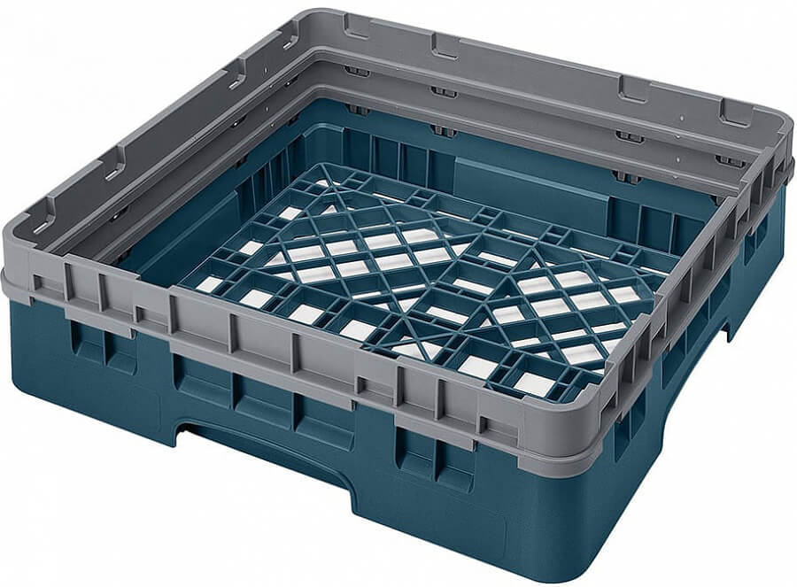 Cambro BR414414, 1 Compartment Camrack Full Size Open Dishwasher Rack w ...