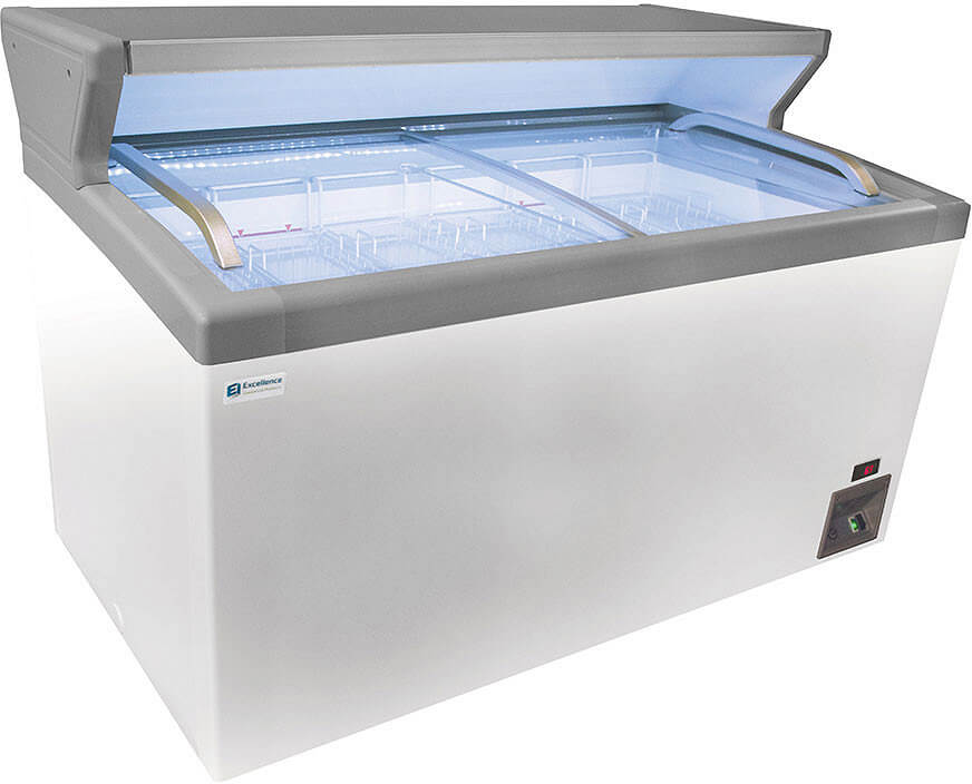 Excellence Industries MCT6HC, 21.2 cu. ft. Curved Top Display Freezer