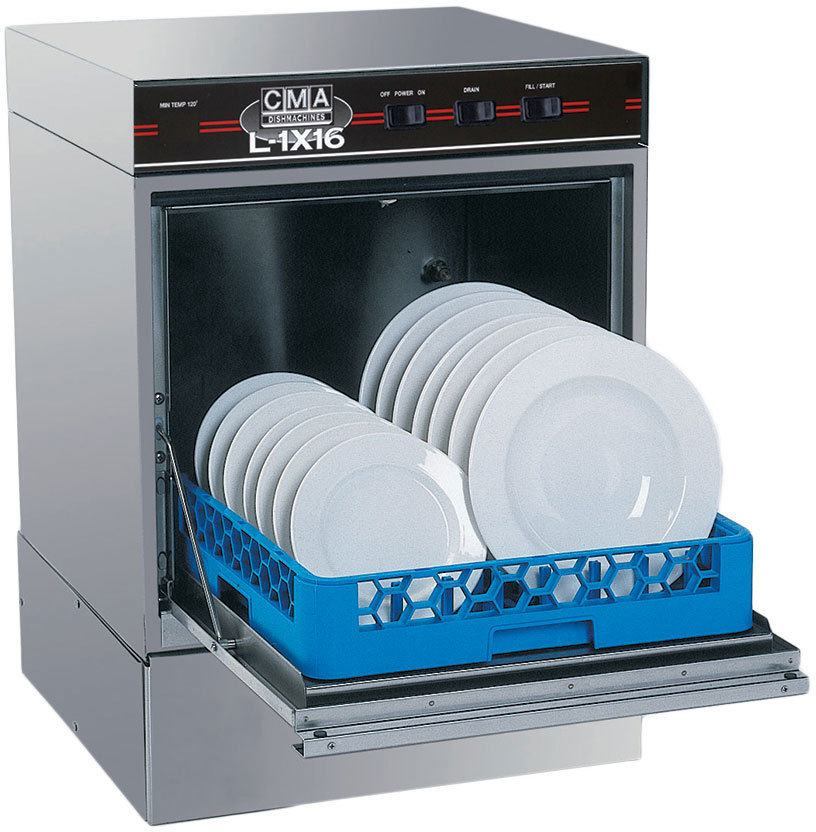 CMA Dishmachines L-1X16, 30 Rack/Hr Low Temperature Undercounter ...