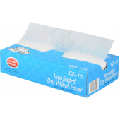 Deli Interfold Dry Waxed Papers 10" x 10.75" Pop-Up HANDY WACKS EZ-10 500 Sheets 