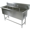 John Boos 3 Compartment Sinks